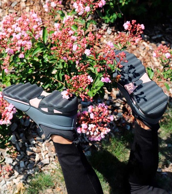 Chanclo Rouchette Clean Lady Gris Talla 38